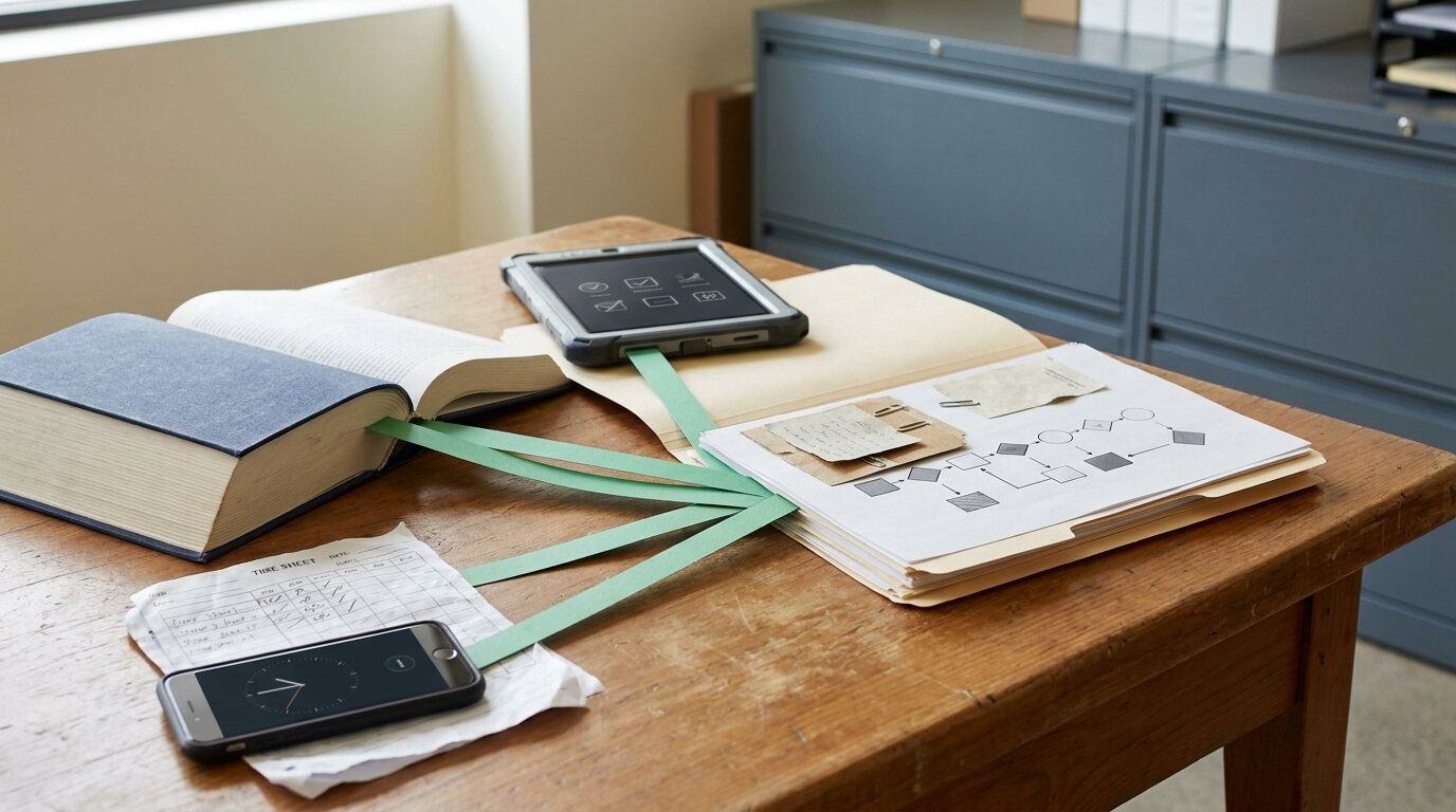 Rulebook and source evidence connected to an inspectable closeout case file
