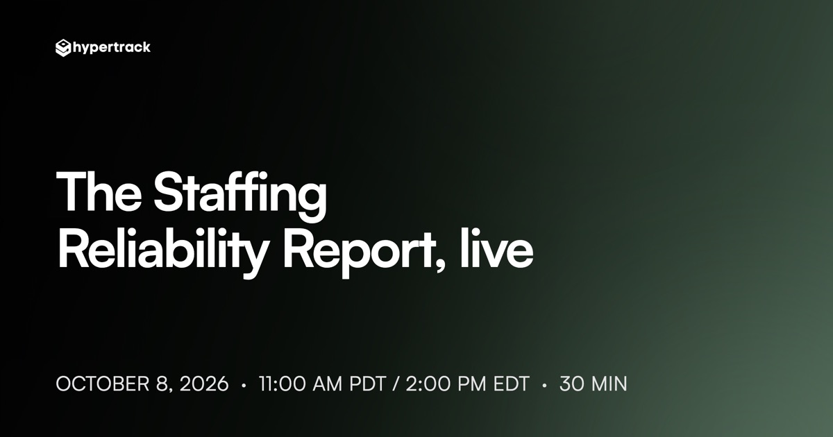 The Staffing Reliability Report